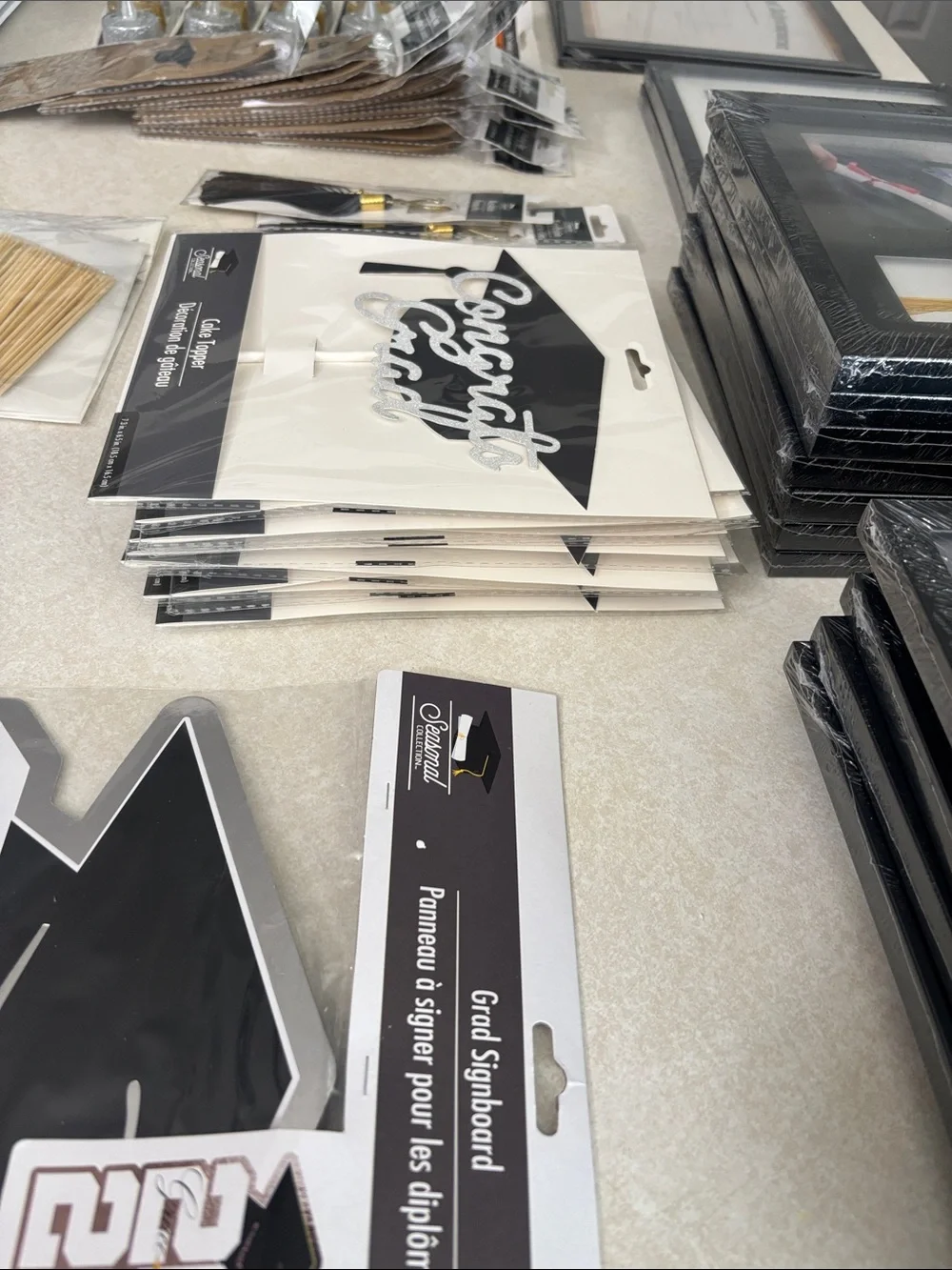 Special Moments Black and Gold Graduation Party Decorations Kit